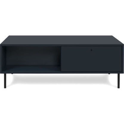 Coffee table - CARACAS 55A - Navy blue - 2 drawers, 2 niches - 110 x 40 x 60 cm