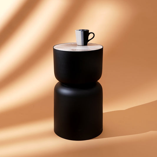 Trommeltafel met marmeren blad ExpoBazaar