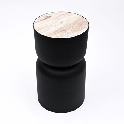 Trommeltafel met marmeren blad ExpoBazaar