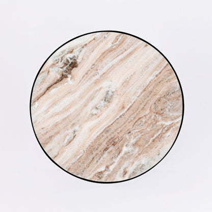 Trommeltafel met marmeren blad ExpoBazaar