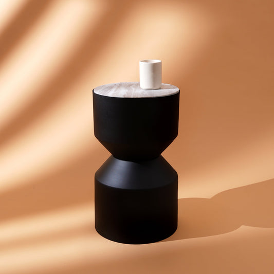 Trommeltafel met Toronto-marmeren blad ExpoBazaar