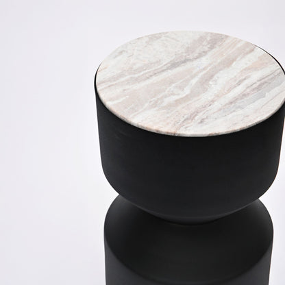 Trommeltafel met Toronto-marmeren blad ExpoBazaar