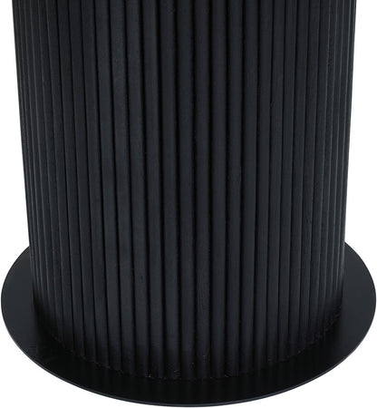 Eettafel Ø120, Acacia Zwart