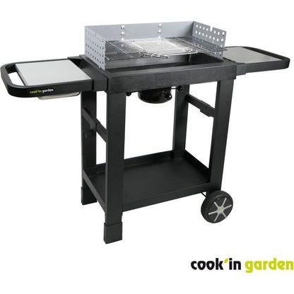 Houtskoolbarbecue - COOK'IN GARDEN - EASY 60 - Zwart - Daza-living