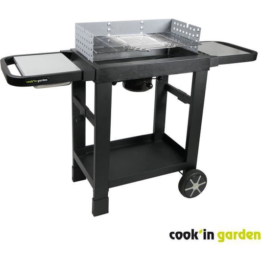 Houtskoolbarbecue - COOK'IN GARDEN - EASY 60 - Zwart - Daza-living