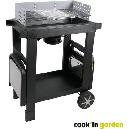 Houtskoolbarbecue - COOK'IN GARDEN - EASY 60 - Zwart - Daza-living