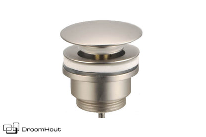 Clickwaste Universeel Gun Metal Voor Badkamermeubel En Waskom DroomHout