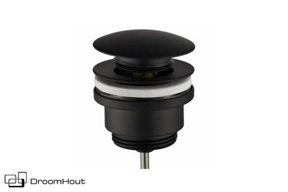 Clickwaste Universeel Mat Zwart Voor Badkamermeubel En Waskom DroomHout