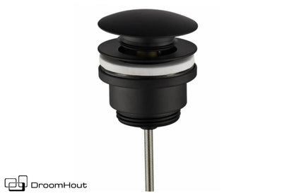 Clickwaste Universeel Mat Zwart Voor Badkamermeubel En Waskom DroomHout