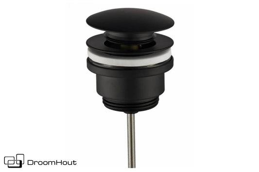 Clickwaste Universeel Mat Zwart Voor Badkamermeubel En Waskom DroomHout