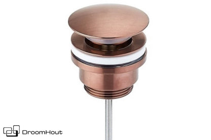 Universeel Bronzen Clickwaste Voor Badkamer En Waskom DroomHout