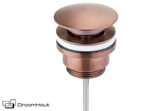 Universeel Bronzen Clickwaste Voor Badkamer En Waskom DroomHout