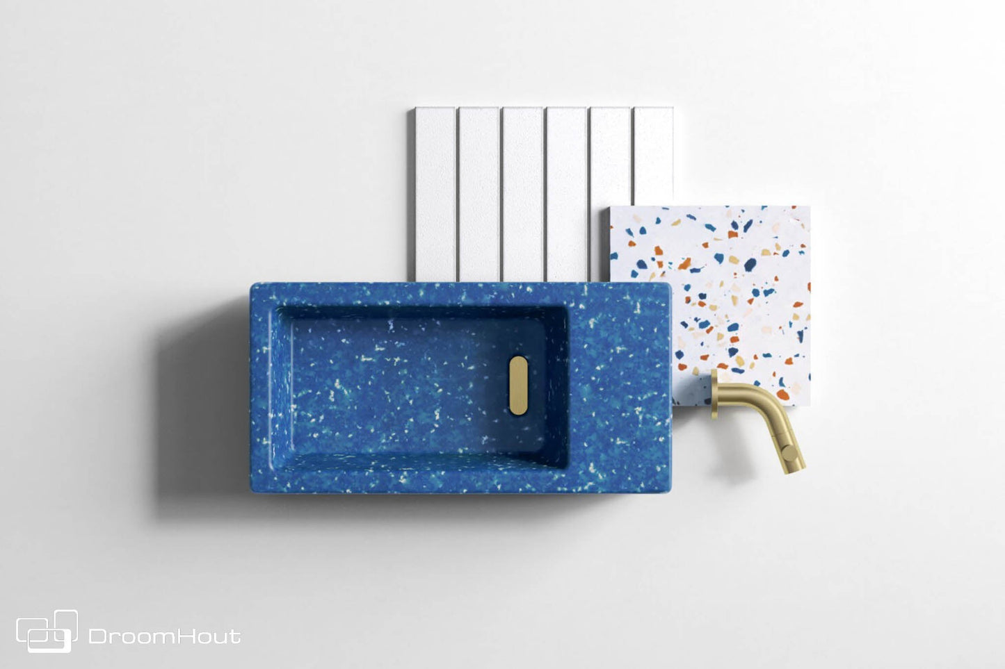 Toiletmeubel Clou - gerecycled plastic DroomHout