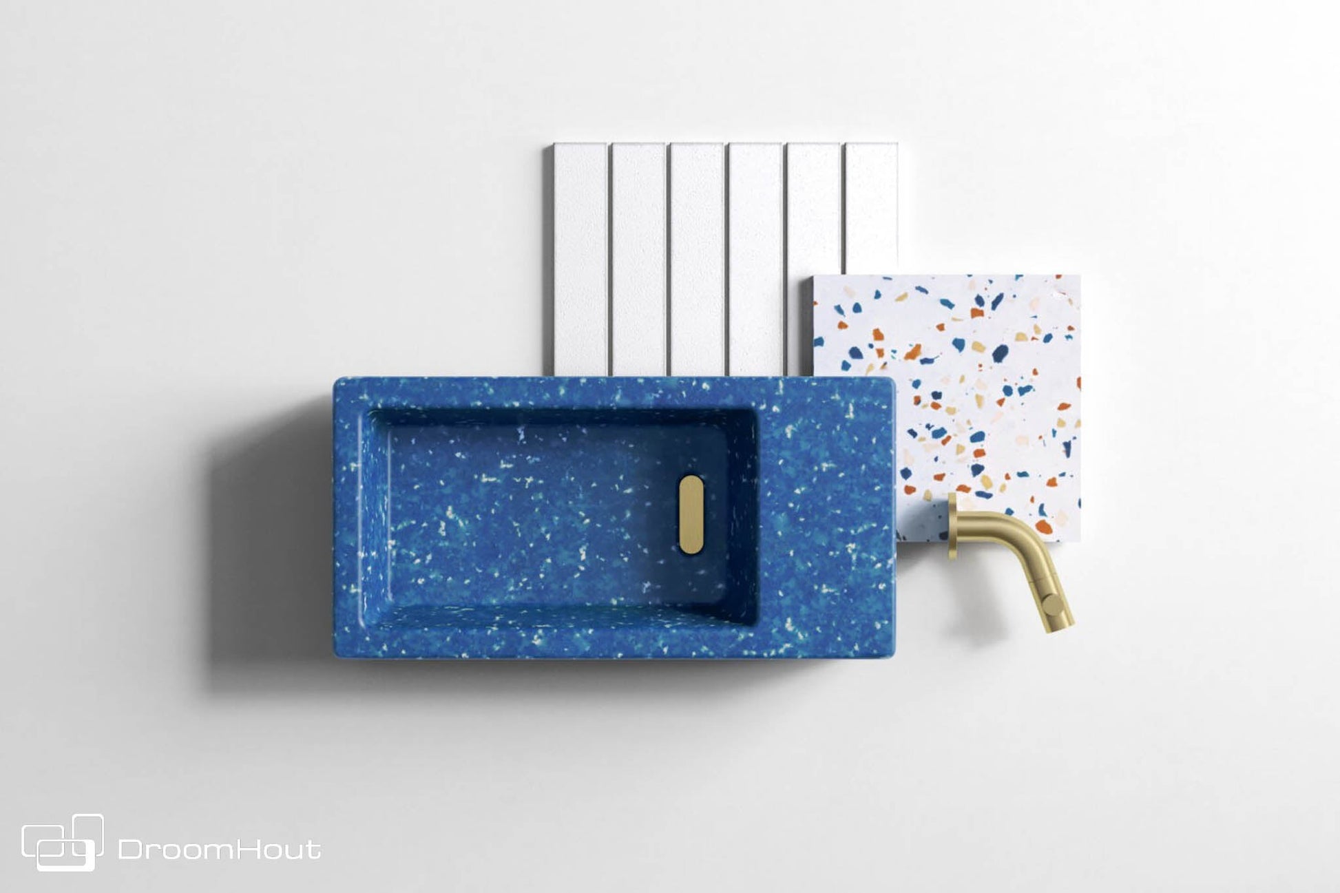 Toiletmeubel Clou - gerecycled plastic DroomHout