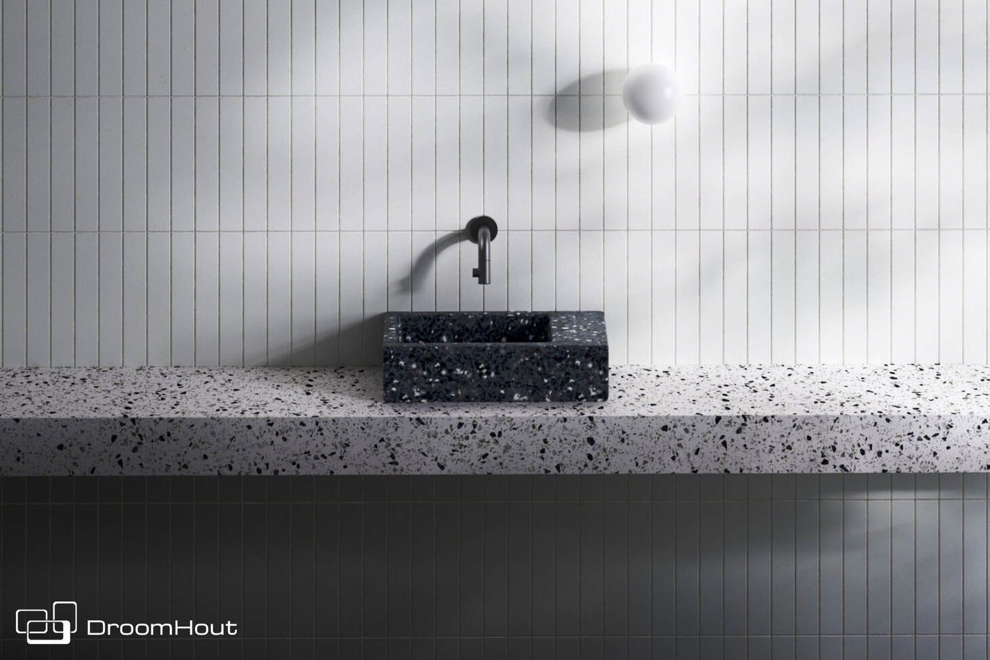 Toiletmeubel Clou - gerecycled plastic DroomHout