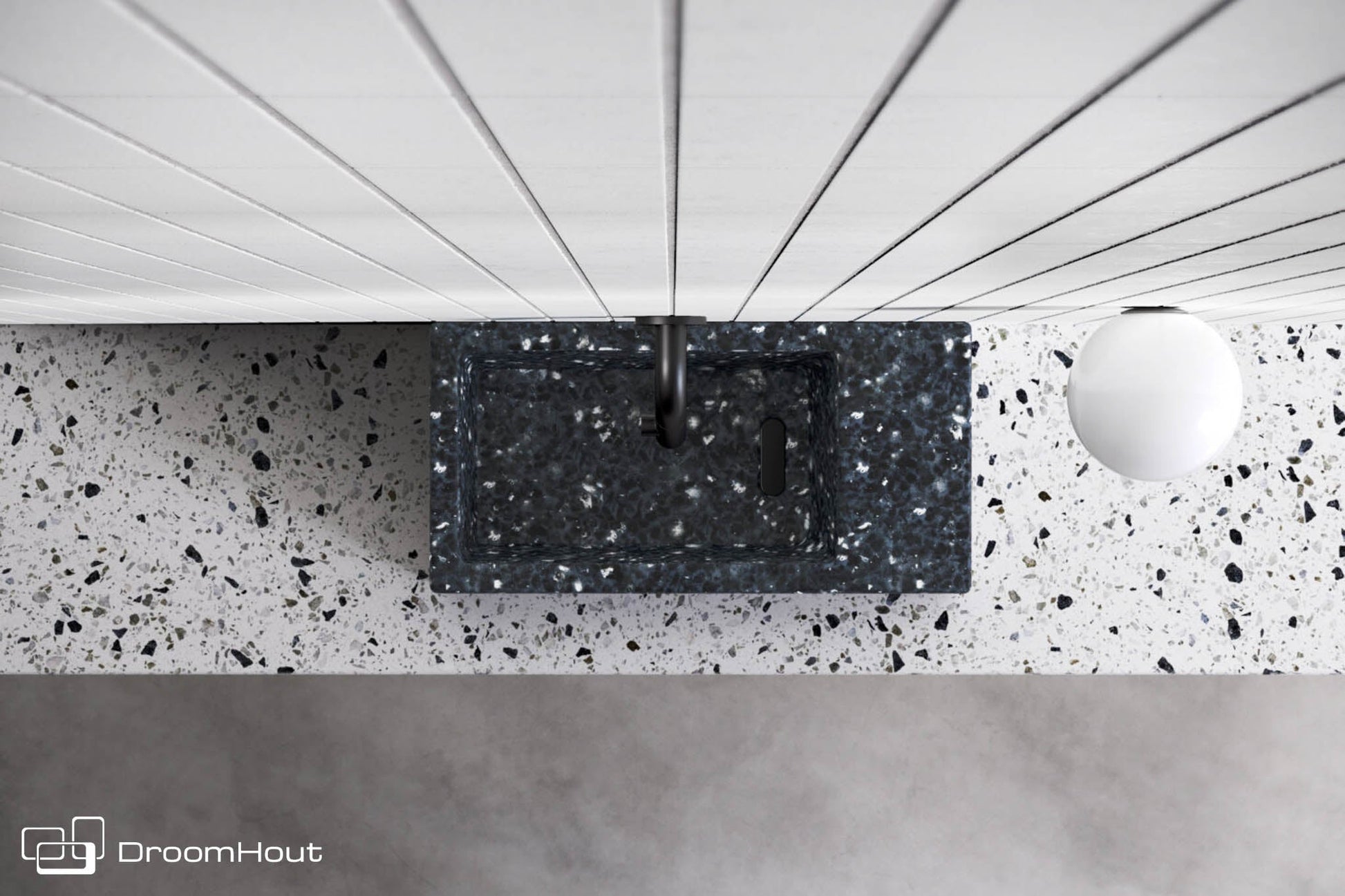 Toiletmeubel Clou - gerecycled plastic DroomHout