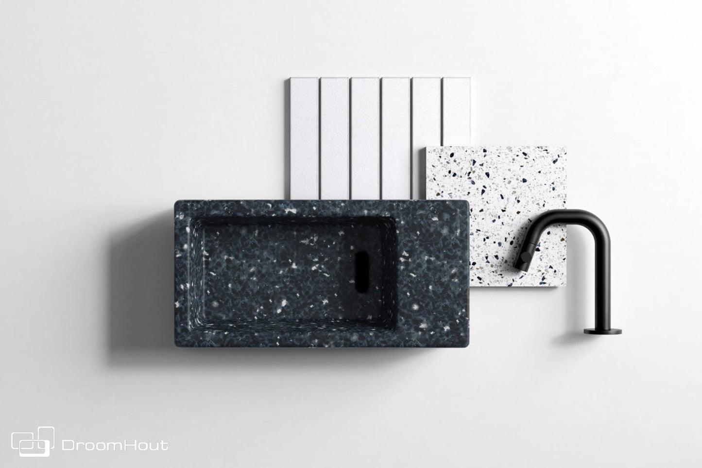 Toiletmeubel Clou - gerecycled plastic DroomHout