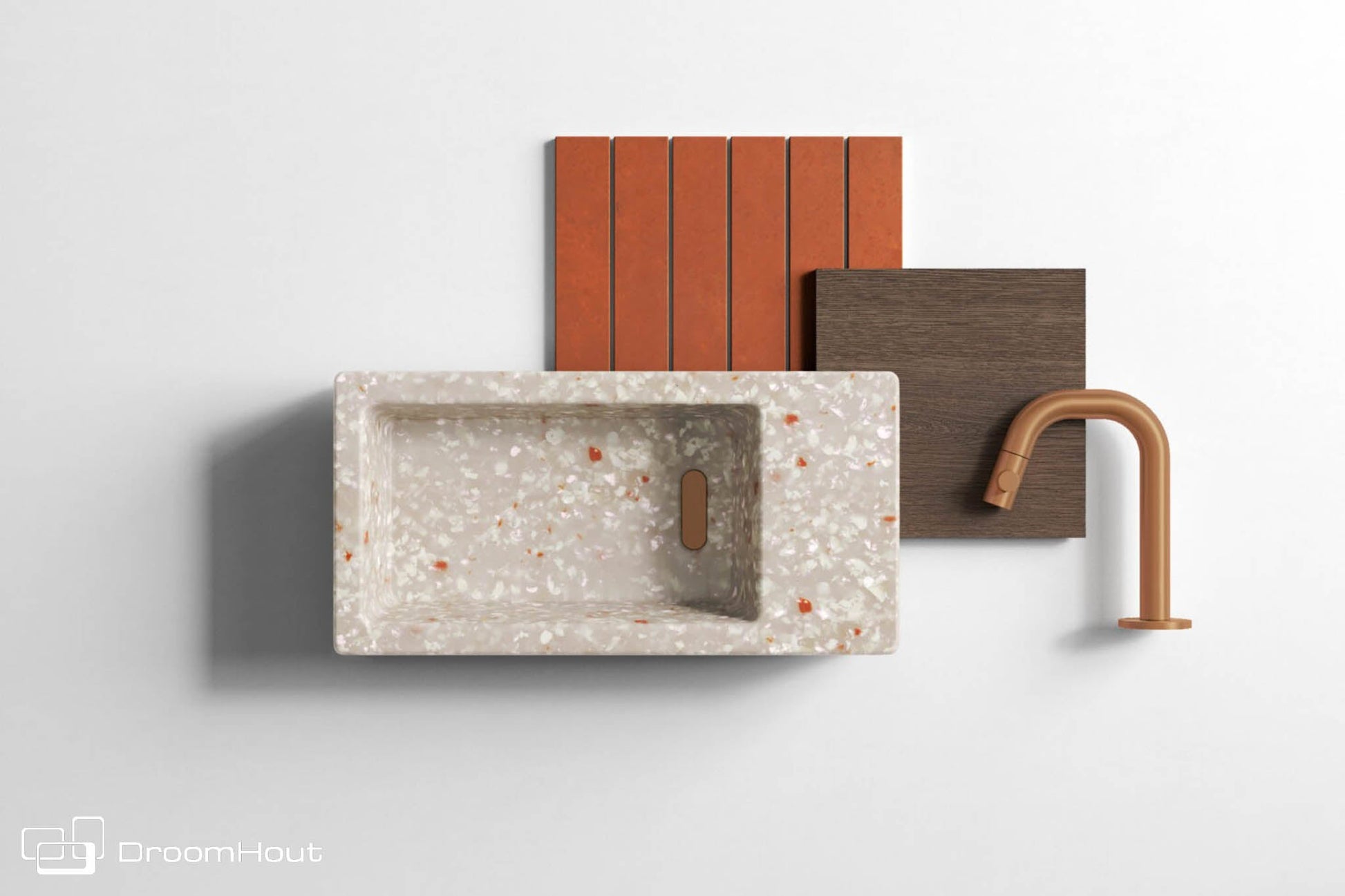 Toiletmeubel Clou - gerecycled plastic DroomHout