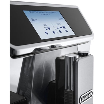 DELONGHI ECAM650.85.MS Espresso Machine with Integrated Coffee Grinder PrimaDonna Elite Experience - Gray