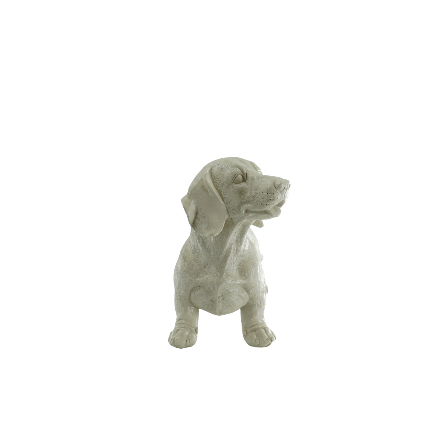Housevitamin Ornament - Hond met hengels - Polyresin - Beige - 20x8x15cm - Home & Garden > Decor