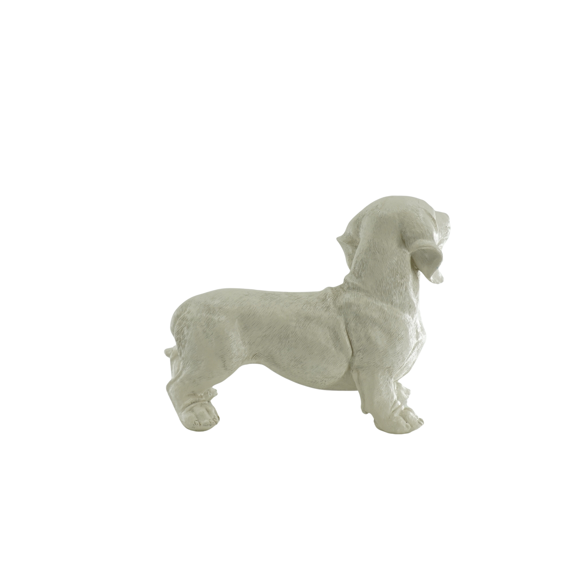Housevitamin Ornament - Hond met hengels - Polyresin - Beige - 20x8x15cm - Home & Garden > Decor