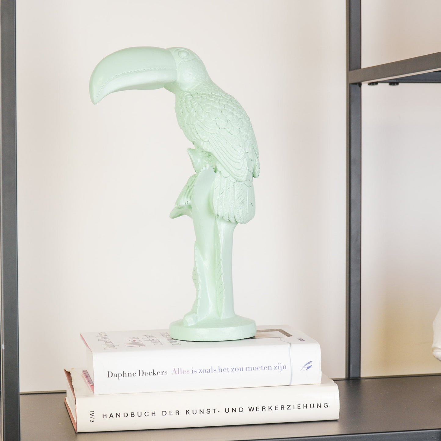 Housevitamin Ornament - Toekan - Polyresin - Mintgroen - 18x9,5x29,5cm - Home & Garden > Decor