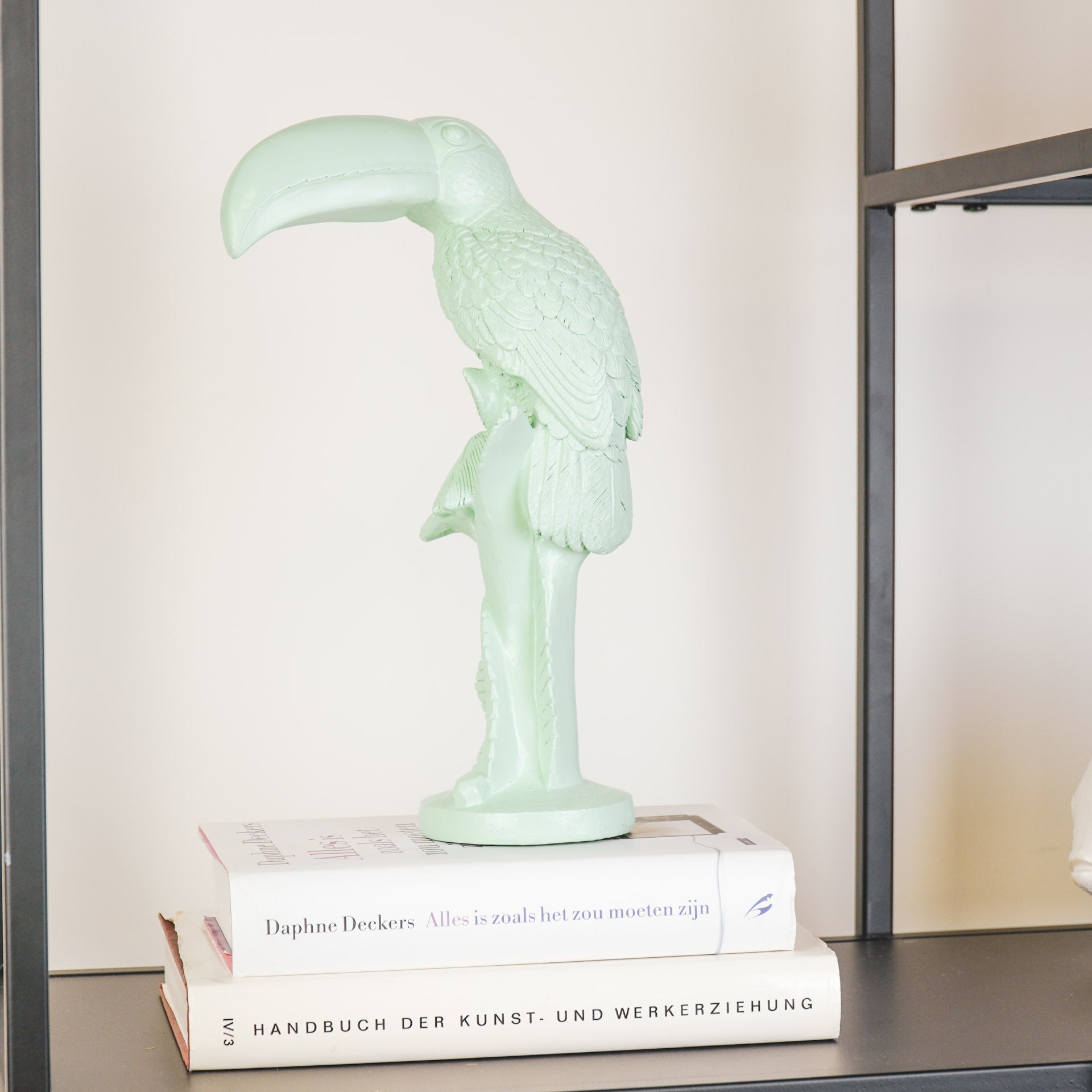 Housevitamin Ornament - Toekan - Polyresin - Mintgroen - 18x9,5x29,5cm - Home & Garden > Decor