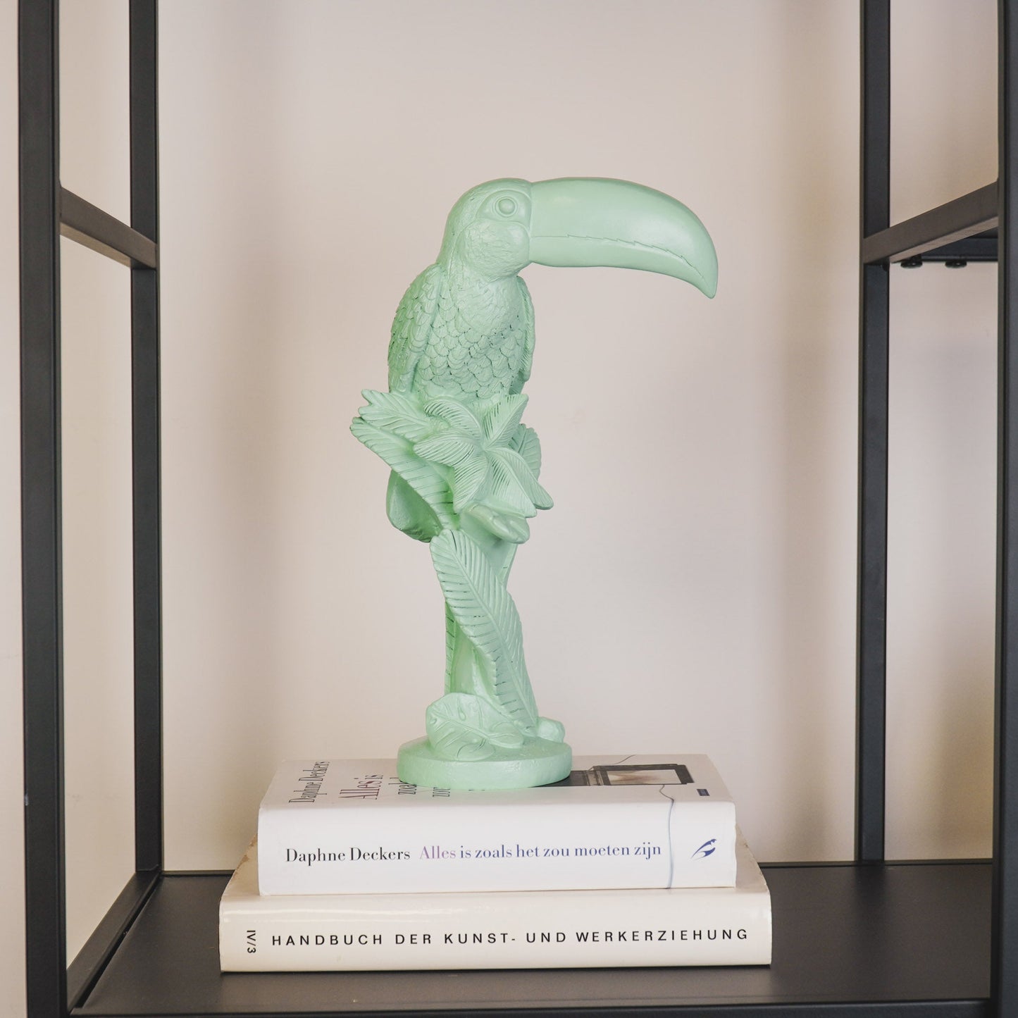 Housevitamin Ornament - Toekan - Polyresin - Mintgroen - 18x9,5x29,5cm - Home & Garden > Decor