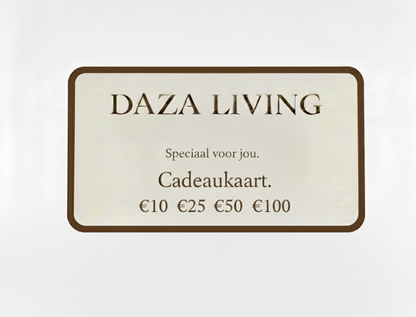 Daza-living cadeaubon 