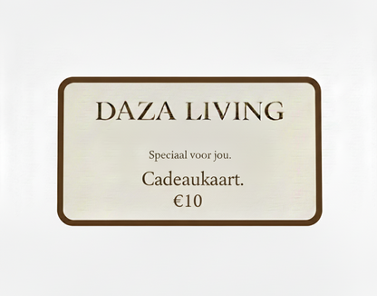 Daza-living cadeaubon 10 euro