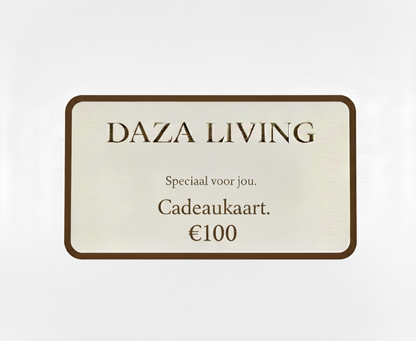 Daza-living cadeaubon 100 euro