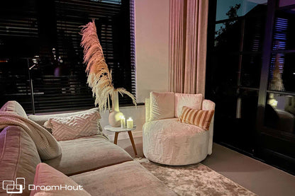 Draaifauteuil rond My Turn loungestoel DroomHout