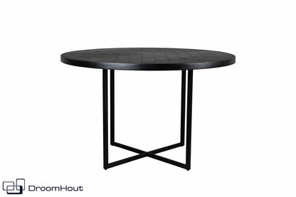 Ronde Eettafel Dutchbone Class Nieuw In Het Assortiment Met Uniek Ontwerp Houten eettafels DroomHout