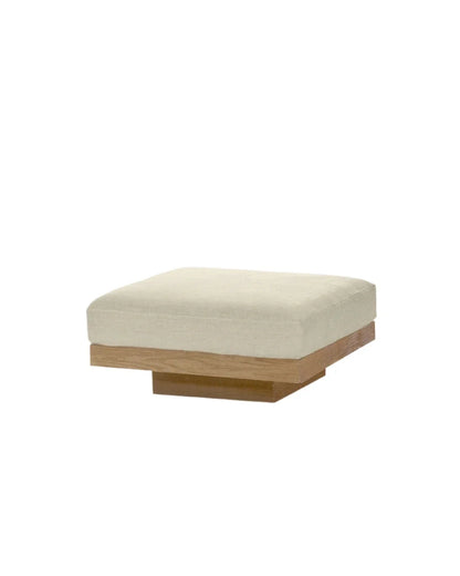 Rudolph Beige Outdoor Ottoman