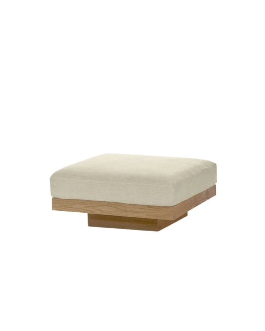 Rudolph Beige Outdoor Ottoman