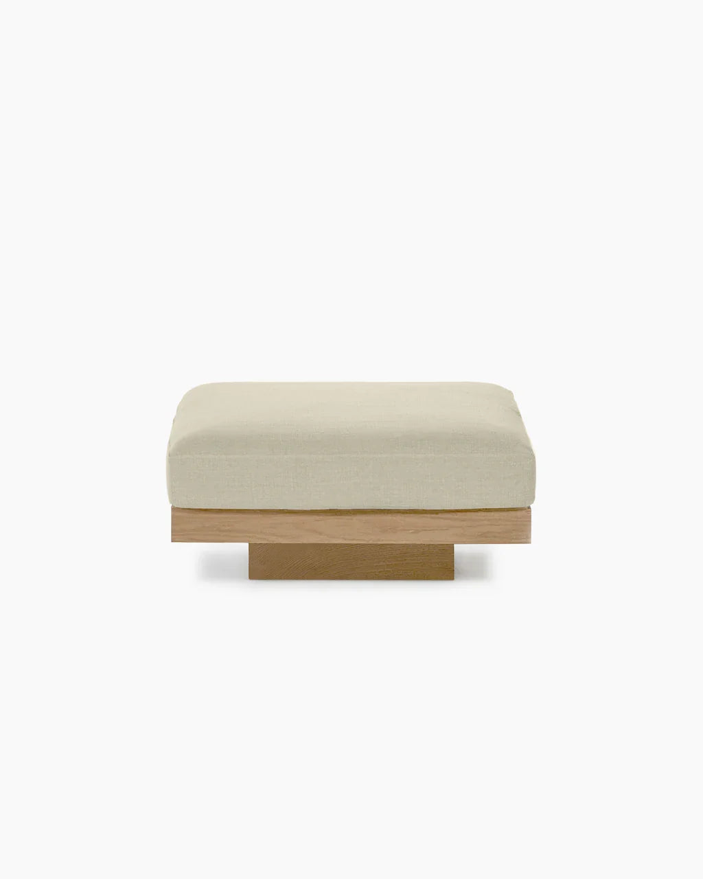 Rudolph Beige Outdoor Ottoman