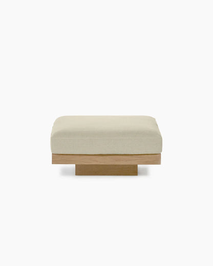 Rudolph Beige Outdoor Ottoman