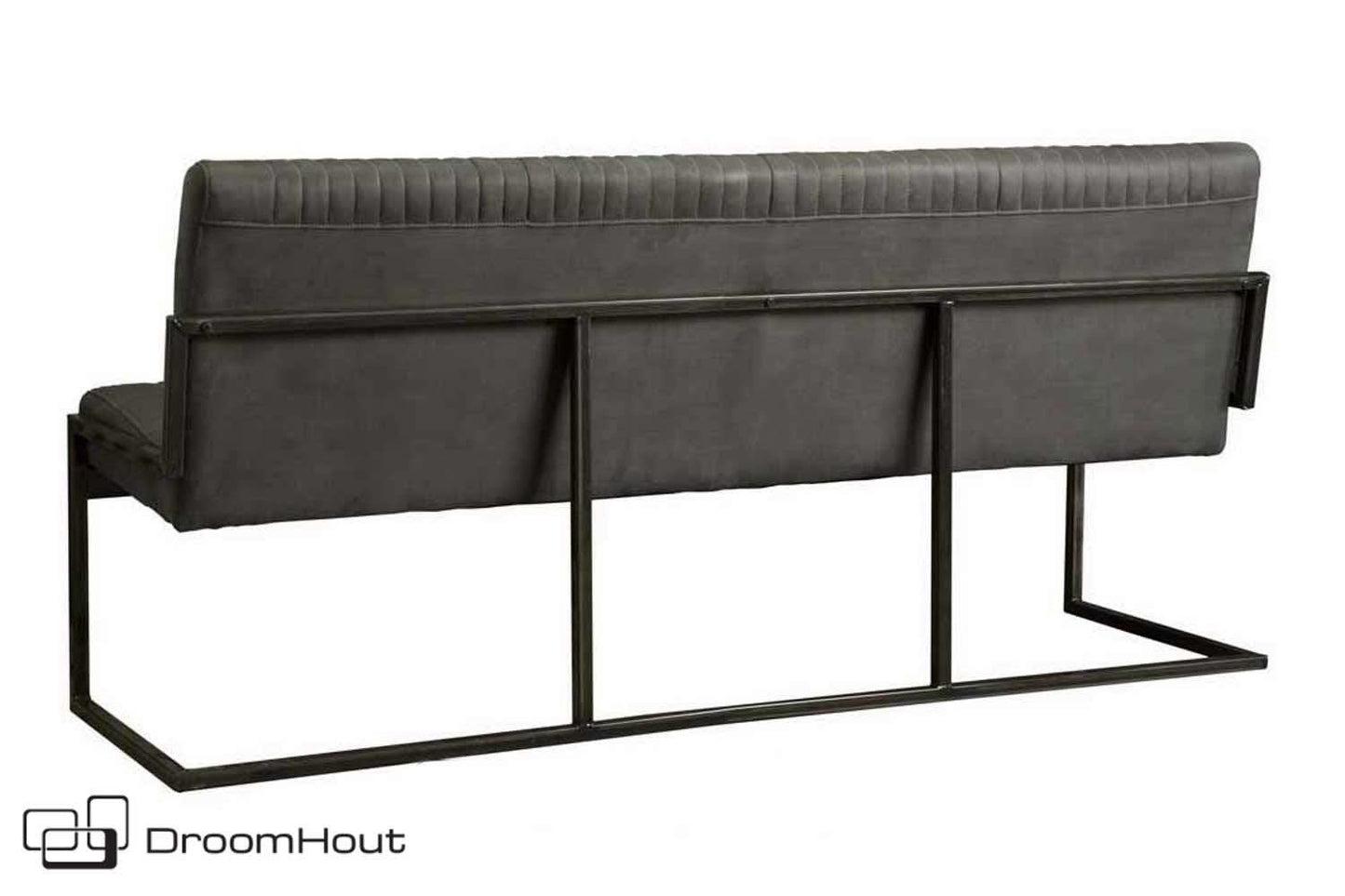 Eetkamerbank Tower Living Ferro antraciet 155 cm