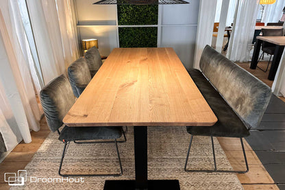 Eetkamertafel T Frame by DroomHout - 240 cm x 100 cm - showroommodel