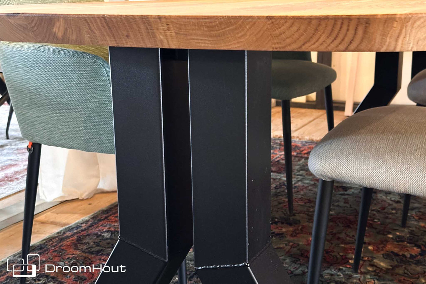 Eetkamertafel Y-Frame by DroomHout Eettafel DroomHout