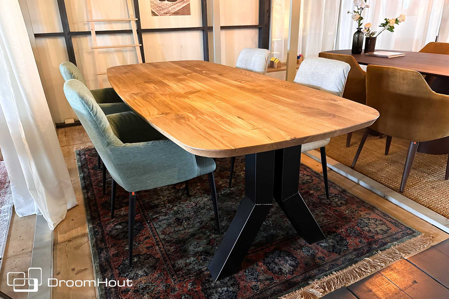 Eetkamertafel Y-Frame by DroomHout Eettafel DroomHout