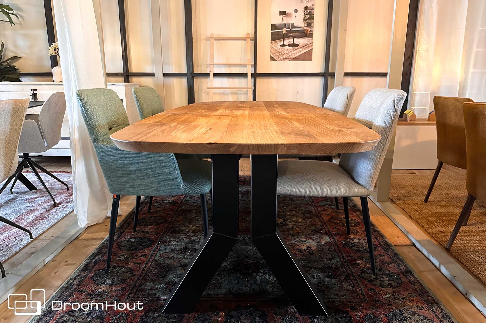 Eetkamertafel Y-Frame by DroomHout Eettafel DroomHout