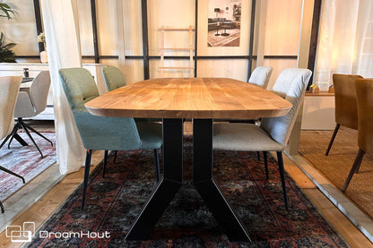 Eetkamertafel Y-Frame by DroomHout Eettafel DroomHout