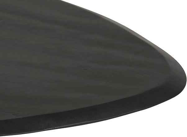 Salontafel 120, geometrisch, zwart