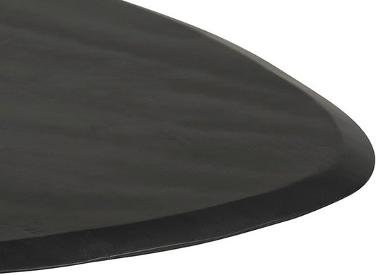 Salontafel 120, geometrisch, zwart