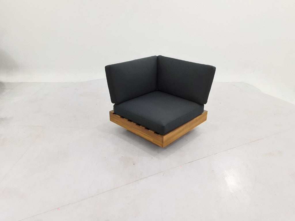 Los Angeles Lounge Corner Piece 984 - Steel Black