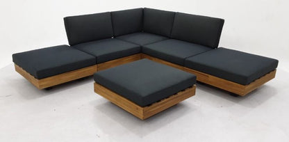 Los Angeles Lounge Corner Piece 984 - Steel Black