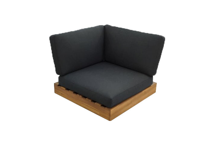 Los Angeles Lounge Corner Piece 984 - Steel Black