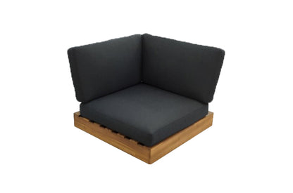 Los Angeles Lounge Corner Piece 984 - Steel Black