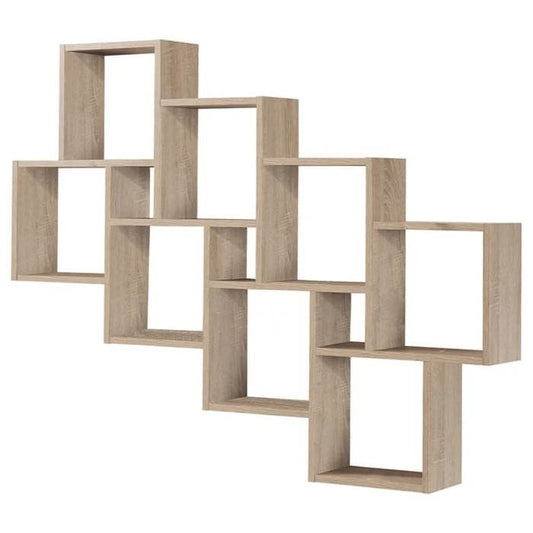 FMD LAURIO 3 wandplank - Eiken decor - L94,5 x H120,8 x D15,7 cm - - Furniture > Shelving > Wall Shelves & Ledges > Modular Wall Shelves & Ledges